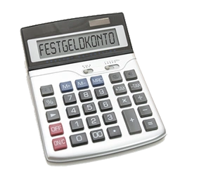 Geldanlage Finanzen - Festgeldkonto